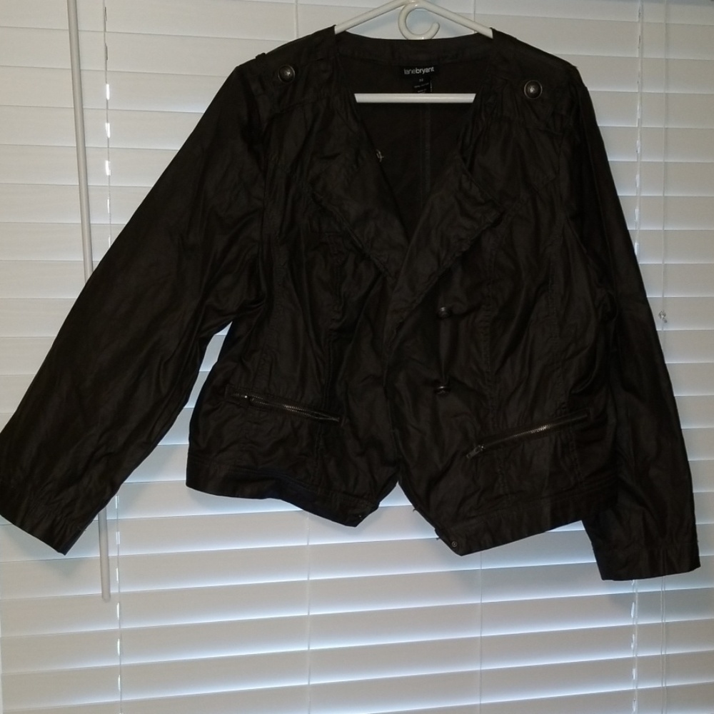Lane Bryant Peplum Moto Jacket